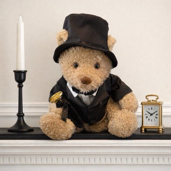 Wellington Other - Wellington Bear Millennium 2000 Teddy Bear Tuxedo Top Hat Plush Figurine